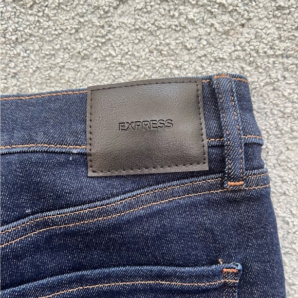 Express Women's Deep Indigo Boot Cut Jeans - Picture 4 of 5